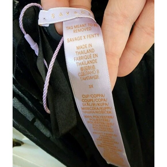 Sz 3X (20-22) Savage X Fenty Free Spirit Floral Embroidered Night Slip Rihanna - Picture 3 of 7